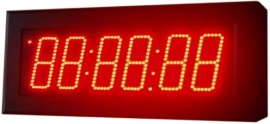 led clock outdoor 6 digits 4 inch
