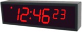 led clock metal narrow 6 digits 2_3 inch small seconds