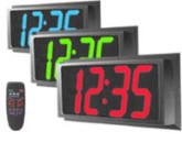 led clock metal straight 4 digits 4 inch