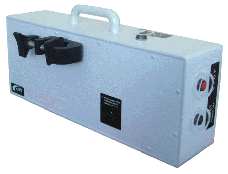 Timer for stretcher or bed with C-clamp for IV pole
