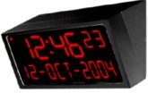 led clock calendar metal slanted 6 digits 2_3 inch